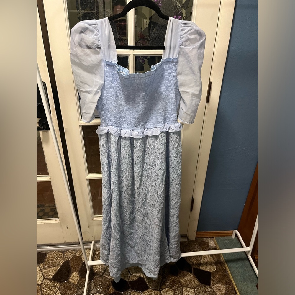 Light blue dress